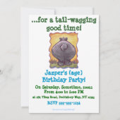 カウトヒッポタムス誕生日 招待状 (裏面)