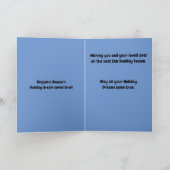 カウトビーバーホリデーカード カード (内部)