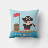 カウトピレートボーイオンラフトボーイズベッドルームデコール クッション (裏面)