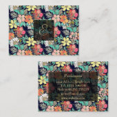 カウトピンガーリークフローラゴールデンストロークスデザイン 名刺 (正面/裏面)