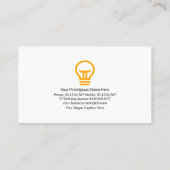 カウトピンクの数学記号アルファベットホームチューター 名刺 (裏面)