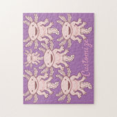 カウトピンクアクソロトルサンダー_コーブ ジグソーパズル (縦)