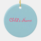 カウトピンクバニー セラミックオーナメント (裏面)