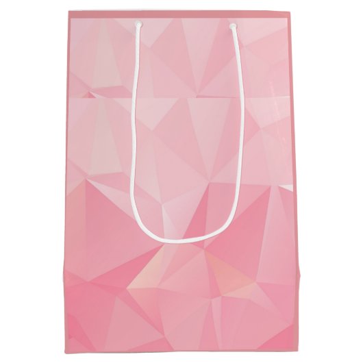 カウトピンクピギーホグズアンドキスパステルスケッチ ミディアムペーパーバッグ (裏面)