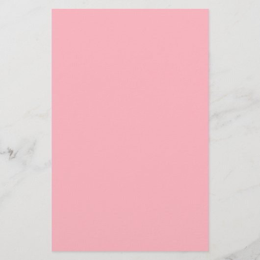 カウトピンク、黒の文字とラディブ 便箋 (裏面)