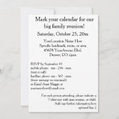 カウトファミリー懇親会 招待状 (裏面)