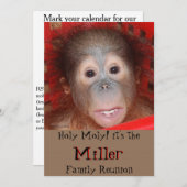 カウトファミリー懇親会 招待状 (正面/裏面)