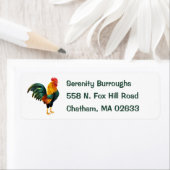 カウトファーム農家チキンカントリーライフルースター ラベル (インサイチュ)