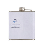 カウトフレガーリーンドシップハートタイポグラフィ引用文 フラスク (裏面)