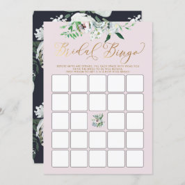 カウトフローラゴワシュボホブライダルシャワービンゴゲーム 招待状