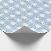 カウトブカスタムルーギンガムカントリーシャビーシック ラッピングペーパー (角)