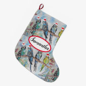 カウトブジーブディーズバードズクリスマスストッキング ラージクリスマスストッキング (正面 (吊り時))