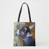 カウトブラックベビーヤ食べギズヘイフォト トートバッグ (正面)