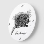 カウトブリストリーヘッジホッグサンダー_コーブ ラージ壁時計 (傾斜)