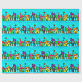 カウトブルーエ実在ステートエージェント&引っ越し祝いパーティー ラッピングペーパー (フラット)