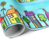 カウトブルーエ実在ステートエージェント&引っ越し祝いパーティー ラッピングペーパー (ロールコーナー)