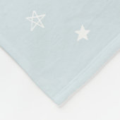 カウトブルーコアラスリーピングオンアムーンベビーブランケット フリースブランケット (角)