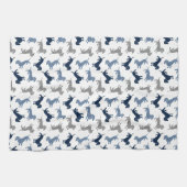 カウトブルーダシュンズインダマスク キッチンタオル (横)