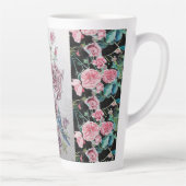 カウトブルーブジー&バラスウォーターカラーラテマグ カフェラテマグ (右)