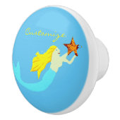 カウトブロンド人魚とスターサンダーコーブ セラミックノブ (右)