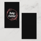カウトベビーキャッチャードゥラミッドウィフ誕生フラワー 名刺 (正面/裏面)