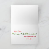 カウトホッピーホリデーフロッグカード シーズンカード (内部)