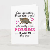 カウトポッサムガールオポッサムラバーポッサムウィスパラー カード (正面)