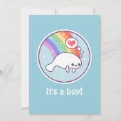 カウトマナテベビーシャワー招待状 招待状 (正面)