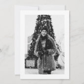 カウトマナテークリスマスフラットフォトホリデーカード シーズンカード (裏面)