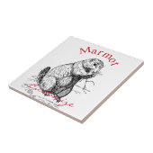 カウトマーモットアニマルサンダーコーブ タイル (側面)