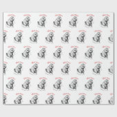 カウトマーモットアニマルサンダーコーブ ラッピングペーパー (フラット)