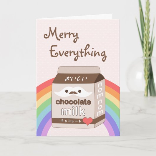 カウトミルクヒゲホリデイ シーズンカード (正面)