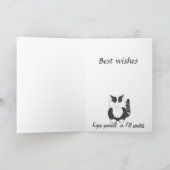 カウトメインクーンキャット誕生日カード カード (内部)