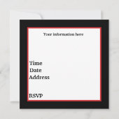 カウトメキシコフィエスタパーティの招待状 招待状 (裏面)