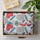 カウトメディカルナースドクターテーマ混合パターン  薄葉紙 (ギフト)