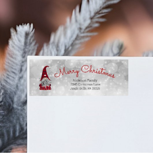 カウトメリーおもしろいクリスマス小妖精や小人パーソナライズされた格言 ラベル