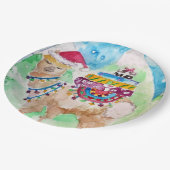 カウトラマクリスマス絵画紙パーティープレート ペーパープレート (アングル)