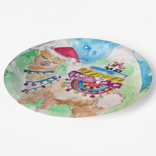 カウトラマクリスマス絵画紙パーティープレート ペーパープレート