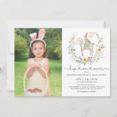 カウトラムバニーヤマフラワーイースターブランチエッグ狩り 招待状 (正面)