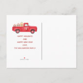 カウトレッドトラック引っ越しましたホリデー新住所 案内ポストカード (裏面)