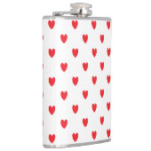 カウトレッドドードルハートホワイトクラシエレガントー2022 フラスク (右)