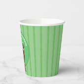 カウトレッドパンダパーソナライズされたカスタム誕生日 紙コップ (左)