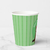 カウトレッドパンダパーソナライズされたカスタム誕生日 紙コップ (右)