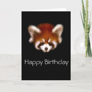 カウトレッドパンダ誕生日カード シーズンカード