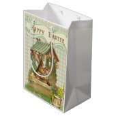 カウトレトロヴィンテージイースターバニー ミディアムペーパーバッグ (裏面アングル)