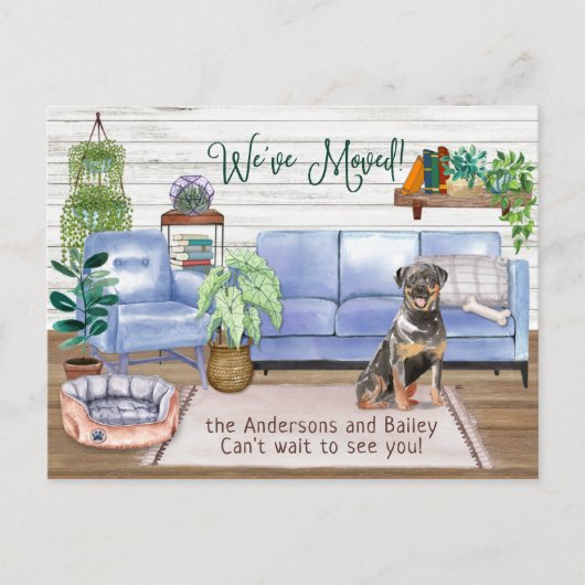 カウトロットワイラーコージーニューホームムービング 案内ポストカード (正面)