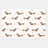 カウト愛犬家バセットハウンパーソナライズされたド ラッピングペーパーシート (正面2)