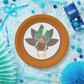 カウト感謝祭ホリディターキーフットボールパーティー ペーパープレート (パーティー)