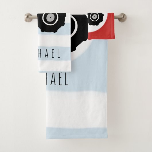 カウト男の赤ちゃんドードルレッドファームトラクター(名称) バスタオルセット (インサイチュ)