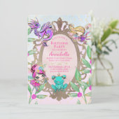 カウト童話ガーデンフェリーズウィズ金ゴールド鏡 招待状 (スタンド正面)